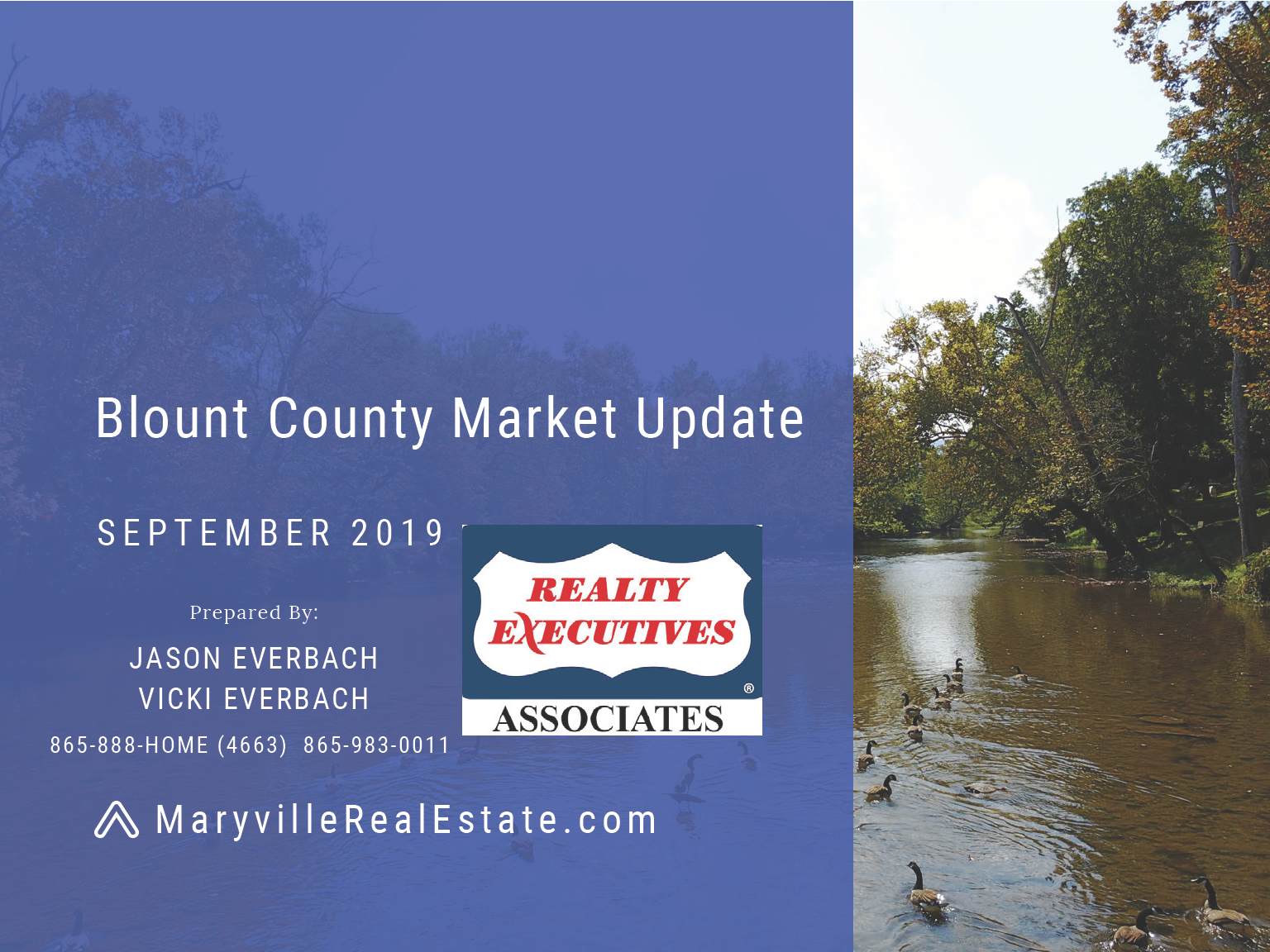 September 2019 Blount County Maryville Real Estate Market Update
